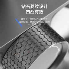 槍灰色網紅全銅淋浴花灑套裝衛生間四檔冷熱增壓置物浴室巨幕噴頭