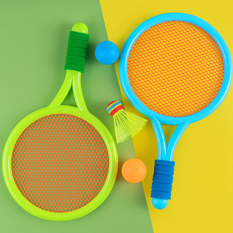 羽毛球拍幼儿体育玩具儿童健身宝宝2-5户外运动类玩具礼物 网球拍