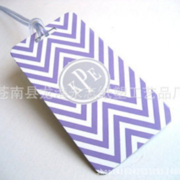 专业生产厂家供应创意卡通PVC行李牌背面可写字pvc挂牌硬质行李牌