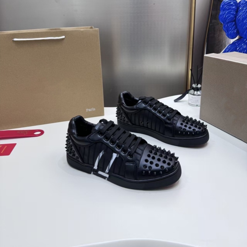 Black rivet printed letters