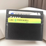 高档PU皮双面小卡包多功能仿皮零钱包男女通用经典小巧简约定制款