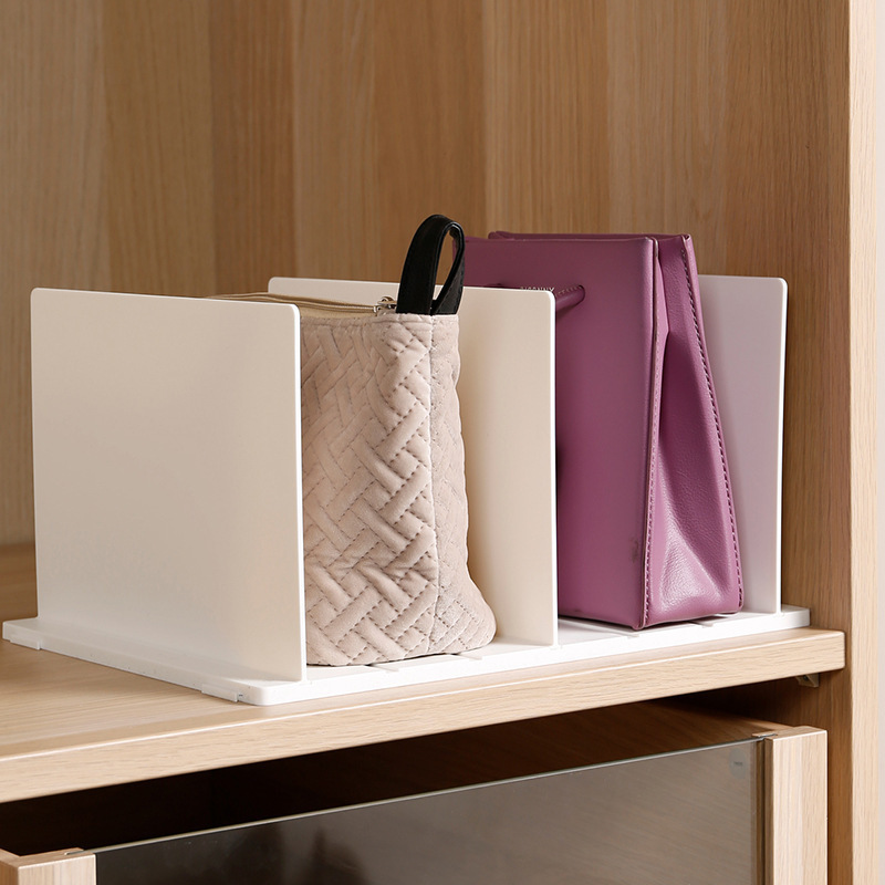 2147 bolsa de almacenamiento en rack armario escritorio multiusos montado extendido estante en capas con partición