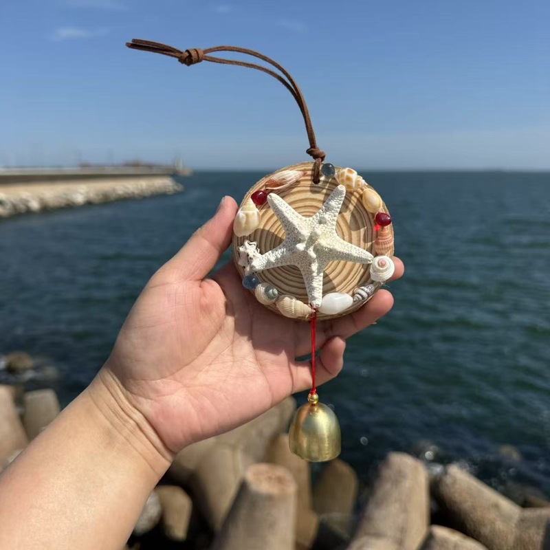 包邮天然贝壳海螺海星创意木片冰箱贴挂件旅游城市纪念品伴手礼|undefined