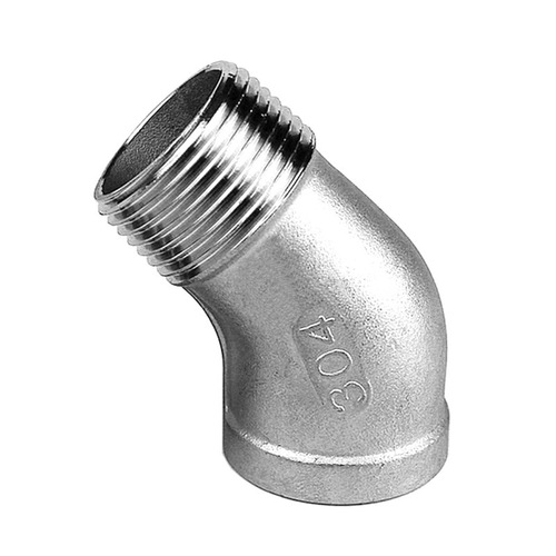304 stainless steel 45° degree internal and external wire elbow internal and external thread thread buckle elbow water pipe gas joint accessories