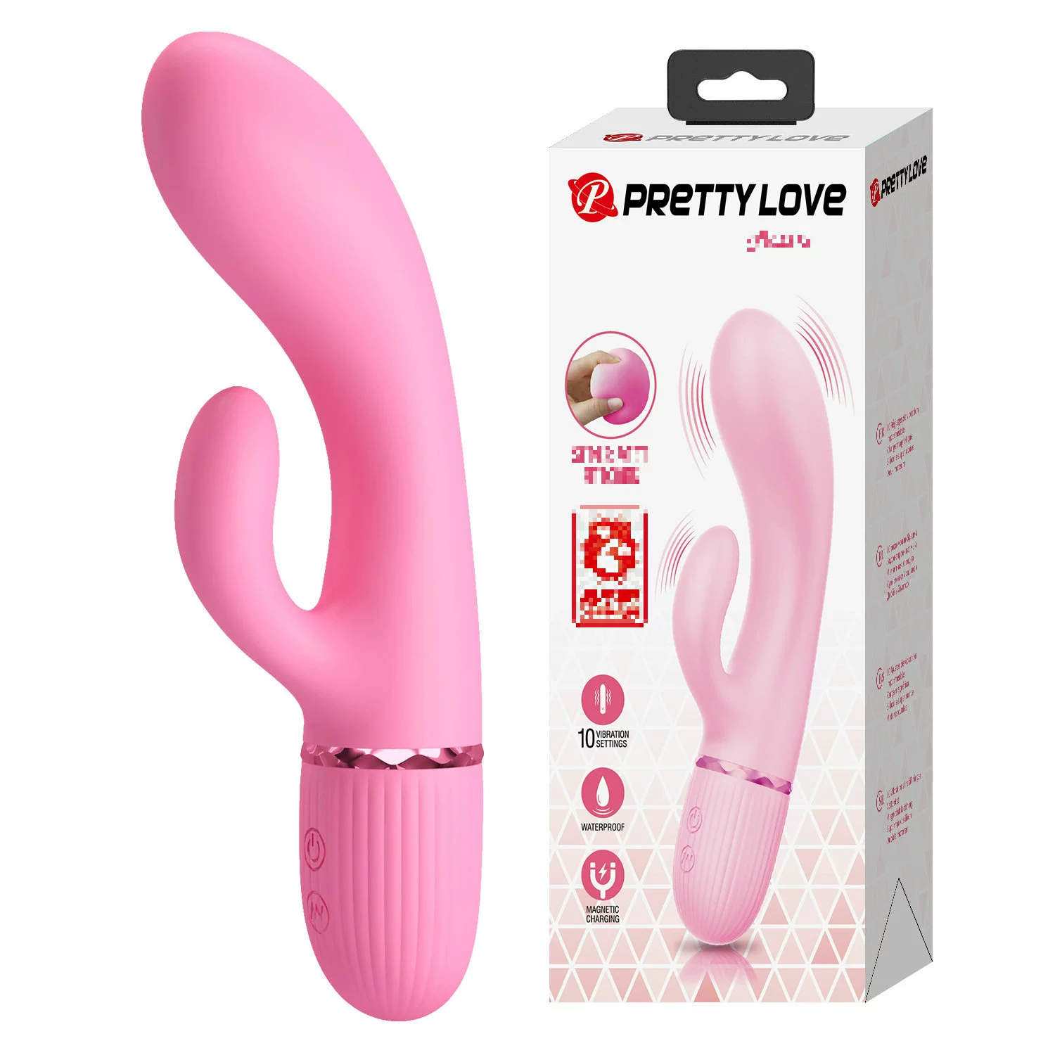 Bale 10 частотный вибрационный силиконовый массажный стержень USB зарядка вибрационная палка для женщин мастурбации Peti 500059