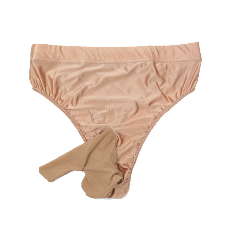 Sexiga herr-trosor string i läderlook hög midja transparenta_voghion.com