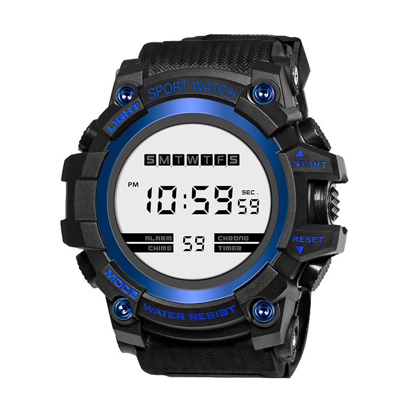 화이트 플레이트-블루