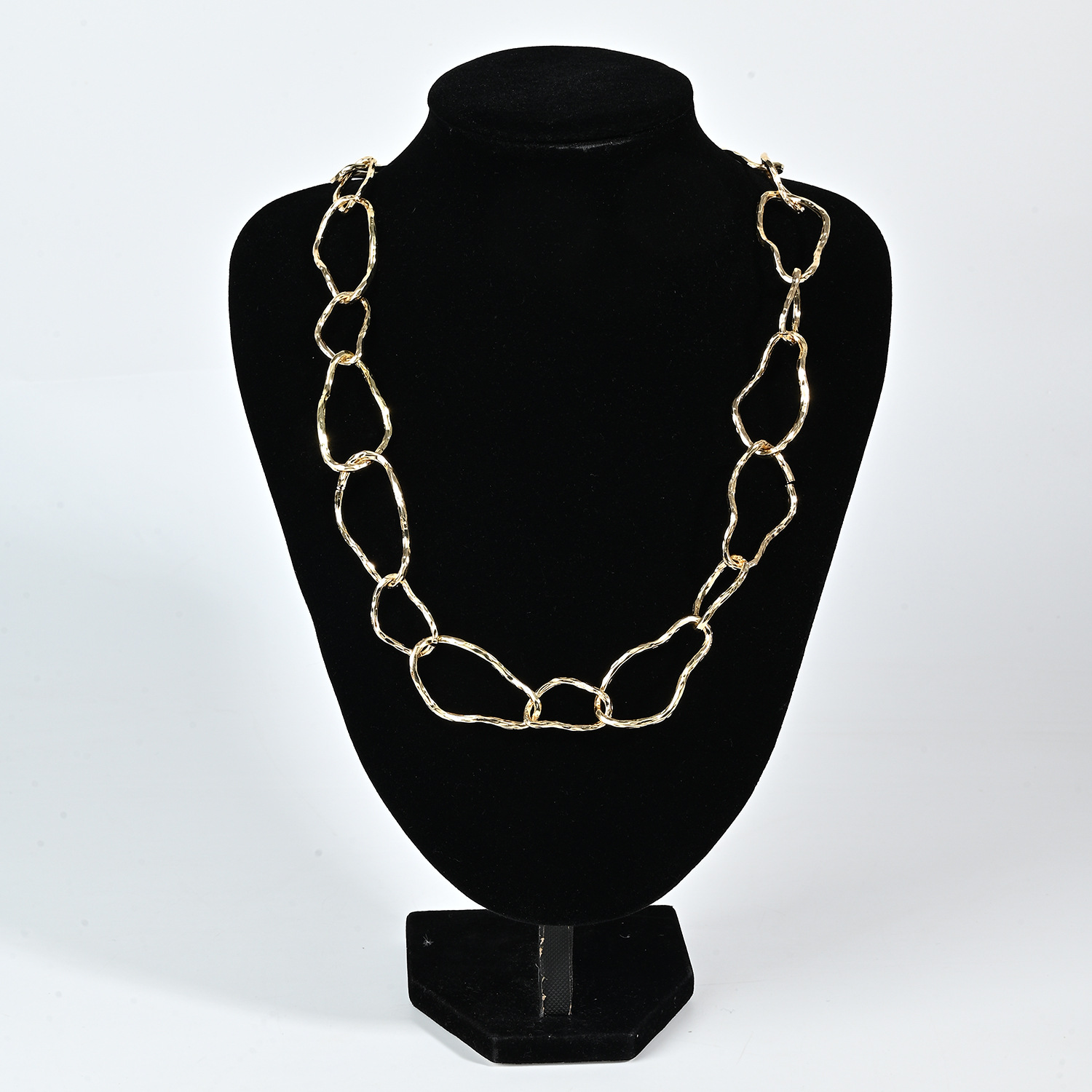 Delicate Two-tone Layered Necklace Gold And Silver Mixed Metal_voghion.com