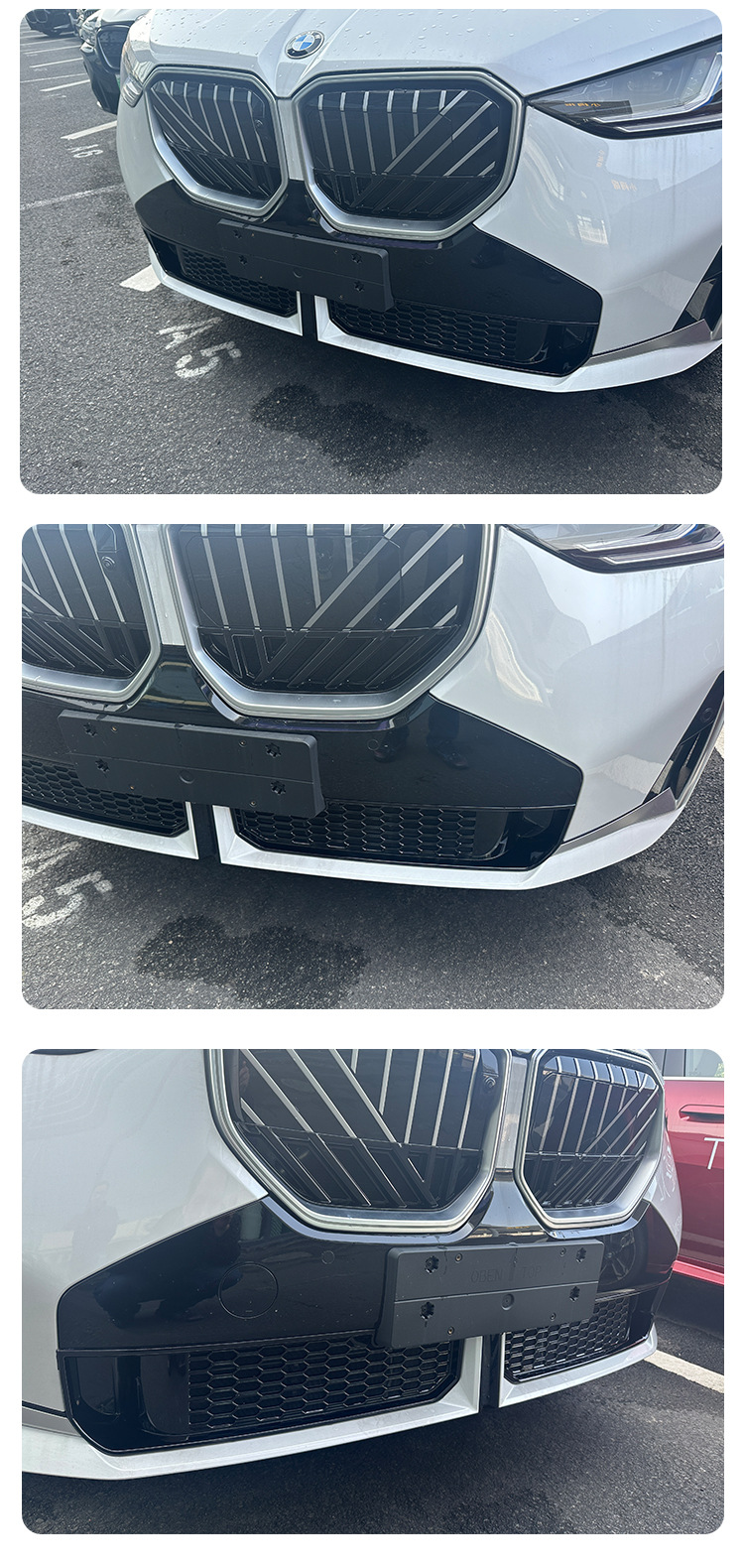 Suitable for 25 Models of Bmw X3, Insect-Proof Net, Mosquito-Proof Water Tank Protective Net, Prevents Willow Fluff, No Need to Disassemble, Front Grille Modification Accessories