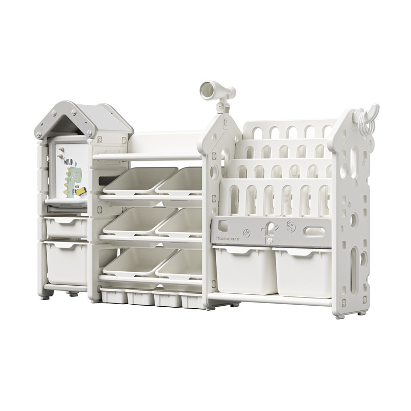 Casa mágica de suelo de gran capacidad casero armario de almacenamiento de bebés para niños y bebés organizar estantes de almacenamiento de juguetes