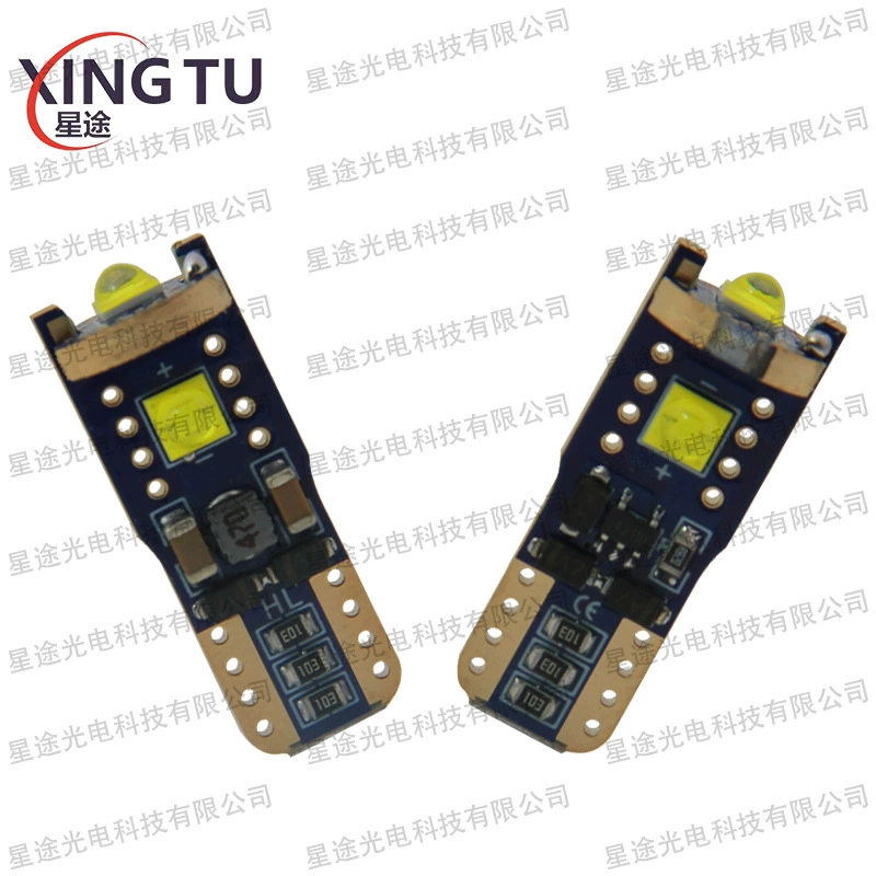 Автомобильный светодиодный индикатор широкоформатный декодированный T10 3535 3SMD W5W маленькая лампочка номерной лампы для чтения canbus