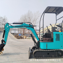 小型挖掘机农用家用挖土12型多功能微型园林工程大棚用小挖机