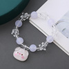 Cartoon beaded bracelet for elementary school students, strawberry, wholesale