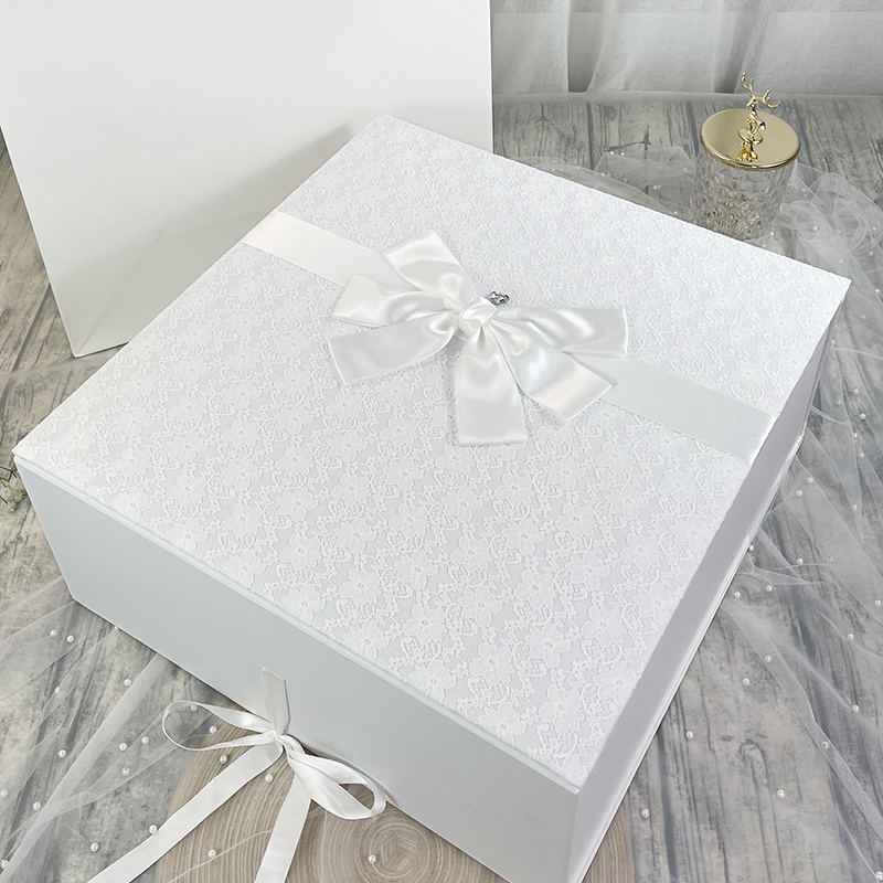 Qixi hecho a medida caja de boda flor princesa vestido de regalo de cumpleaños vestido de boda vestido de noche traje de regalo