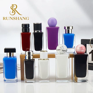 厂家批发定制玻璃高档空瓶香水瓶简约高级分装瓶 perfume bottle