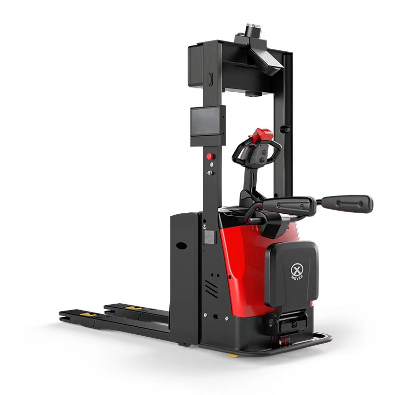 天津合力诺力全自动智能物料配送AGV叉车 窄通道无轨激光导航AGV