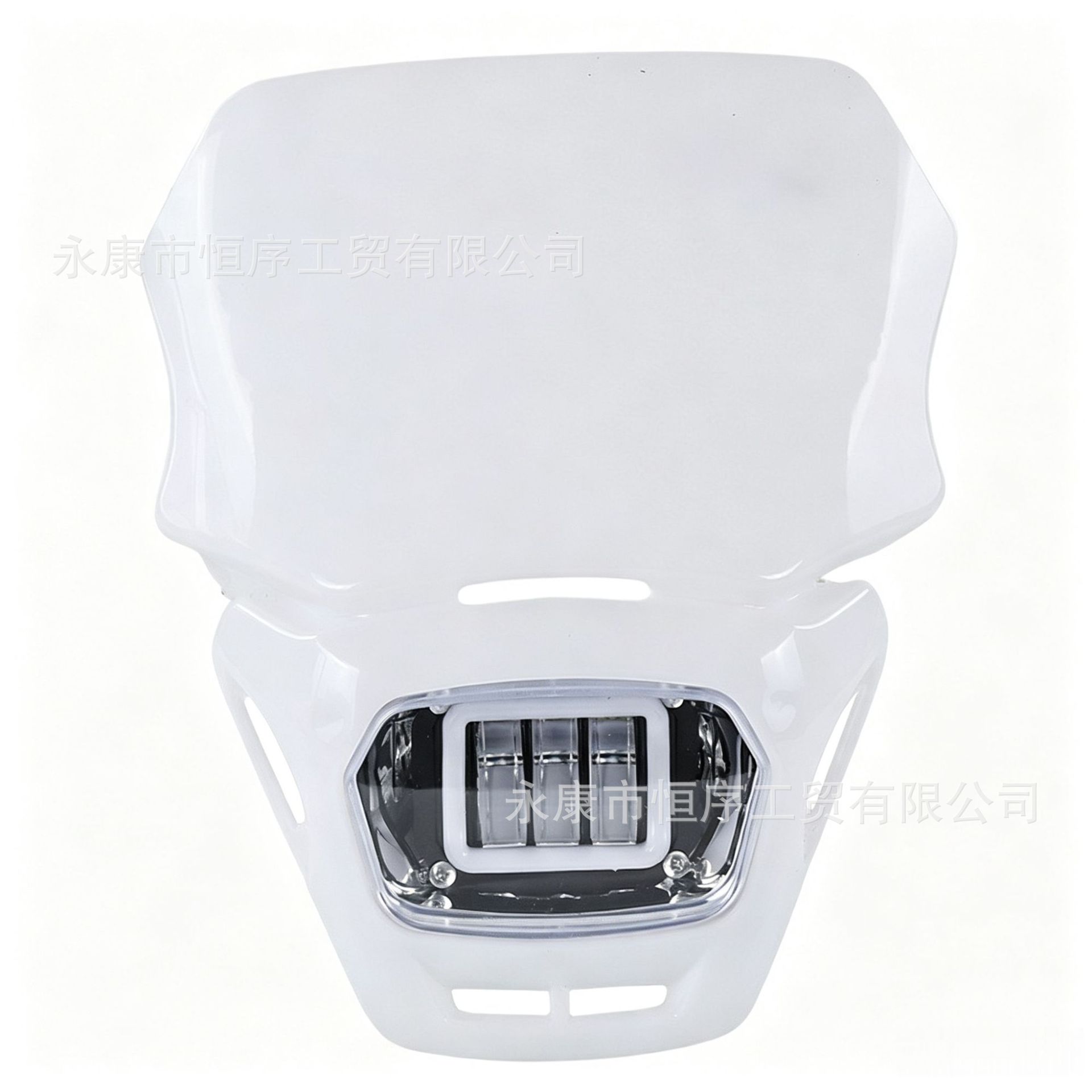 Off-road motorcycle LED headlight modification accessories: Flying Eagle Apollo small high-performance four-eye ghost face square headlight