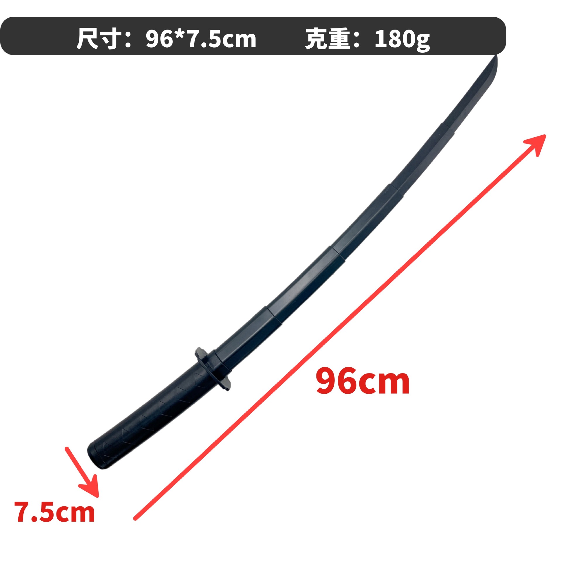 Hot Selling Plastic Telescopic Samurai Sword Japanese Sword Performance Weapon Prop Toy Telescopic Knife One Piece Dropshipping