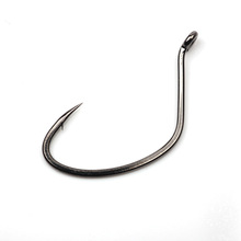 7002钛合金梭鱼钩wacky软虫路亚倒钓钩维基钓组海鲈鱼软饵曲柄钩