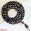 Dark, long, 8mm, 108 beads
