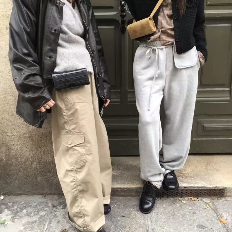 Korean Eight-Milk Same Style Crocodile Pattern Waist Bag Top Layer Frosted Cowhide Shoulder Crossbody Bag Mobile Phone Bag for Women