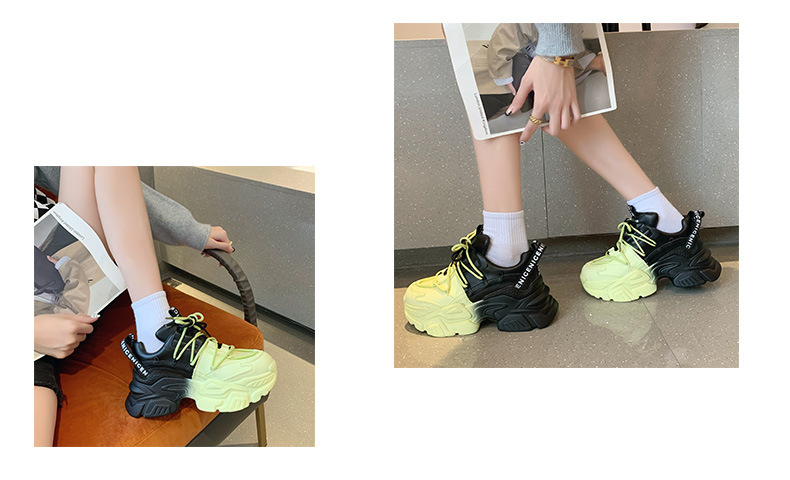 Vrouwen Chunky Sneakers Dikke Bodem Platform Vulcaniseer Schoenen Mode Ademend Casual Running Schoen Voor Vrouw Vrouwelijke