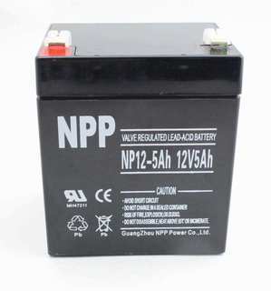 NPP耐普蓄電池12V5AH卷簾門音箱UPS耐普免維護鉛酸蓄電池NP12-5Ah