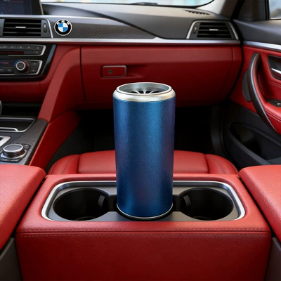 Perfplant seat: Soap Container, Empty Car Soap - tall-blue-bucket-with-a-silver-lid-empty-bucket-soap-not-included