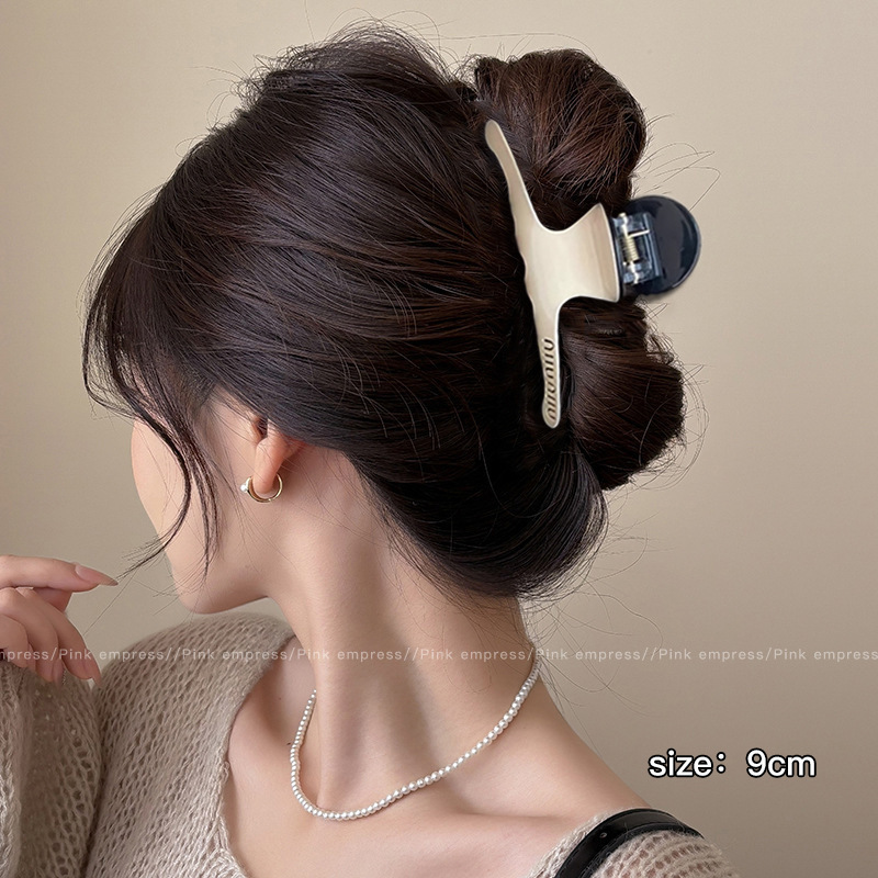 ドーパミンコントラストカラーグリッパー女性のかわいい多用途ヘアピン韓国スタイルのハイエンドヘアピン 2025 新しいアクリルヘアアクセサリー|undefined