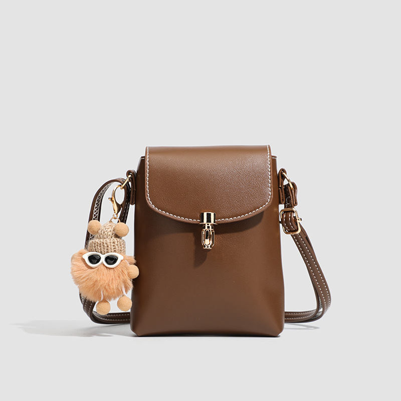 2024 autumn and winter new mobile phone bag women's crossbody bag mini bag small bag small shoulder bag trendy fashion versatile small bag