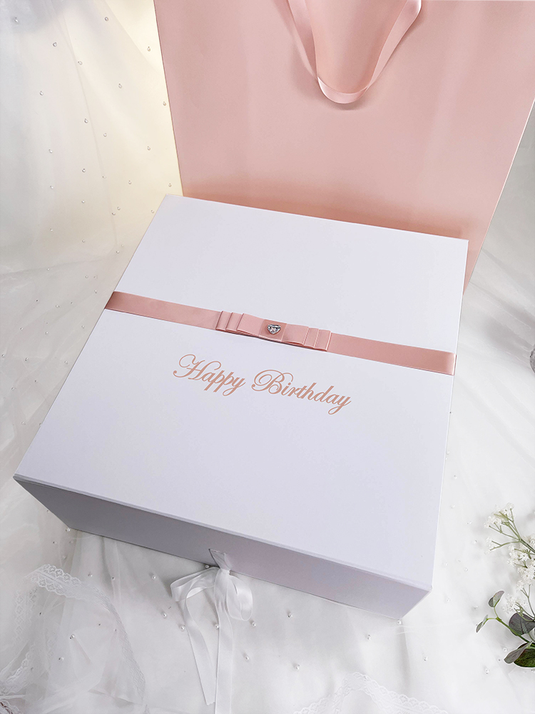 Qixi hecho a medida caja de boda flor princesa vestido de regalo de cumpleaños vestido de boda vestido de noche traje de regalo