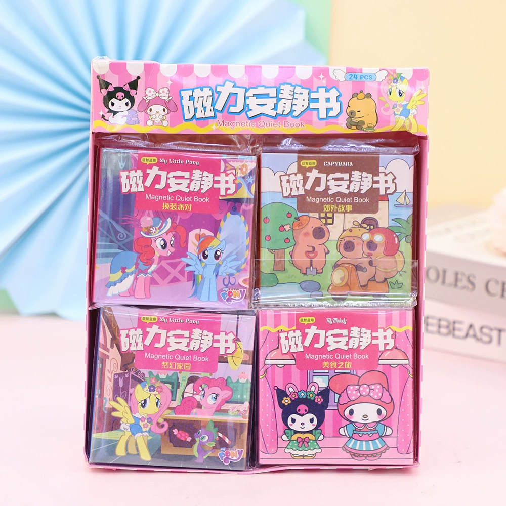 Магнитная развивающая игрушка-книга для детей: карманная, миниатюрная, бесшумная, для творчества и развития, с элементами DIY, для переодевания, для совместных занятий родителей и детей