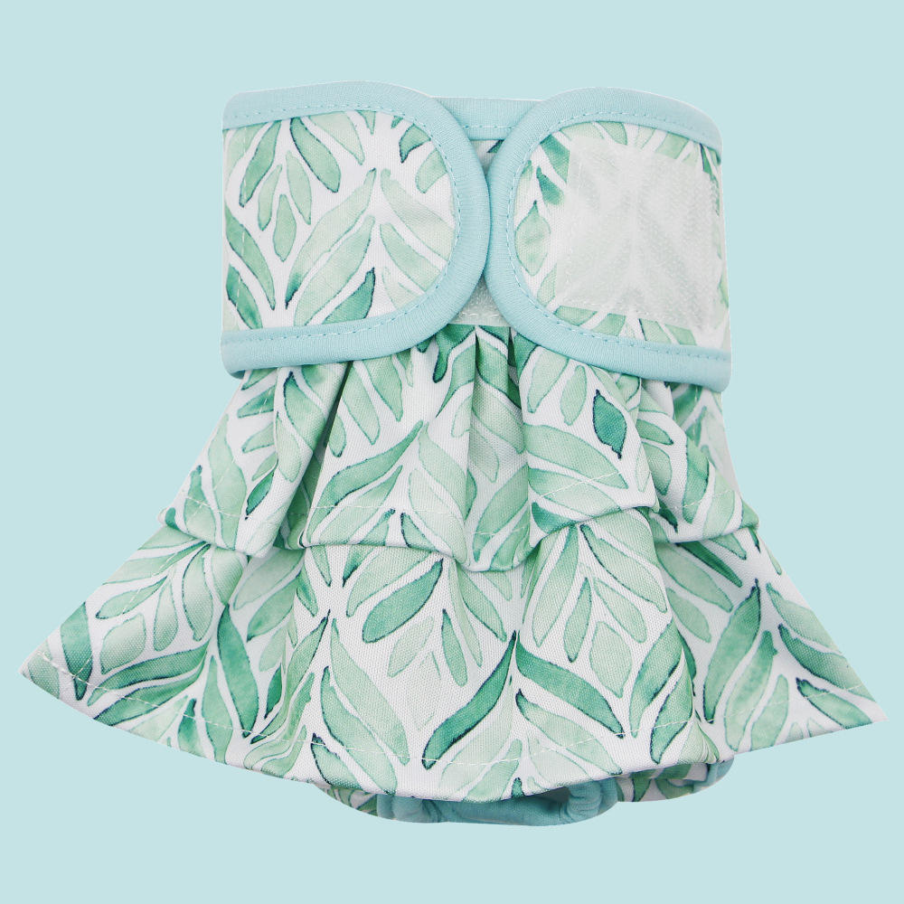 Asenappy pantalones fisiológicos para perros pañales para perros mascotas hembra perro lavable falda pantalones de seguridad anti-acoso durante el período fisiológico