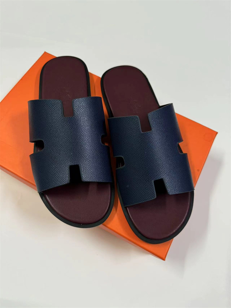Medio Oriente e-commerce transfronterizo h zapatillas hombre sudeste asiático zapatos de cuero plano comercio exterior europeo y americano zapatos de playa de una sola zapatilla