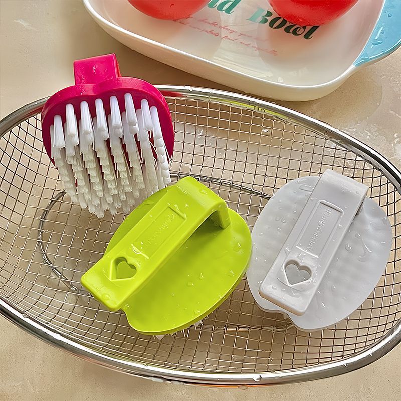 Fruit Multi-Purpose Brush, Vegetable and Fruit Brush, Laundry Brush, Plastic Clothes Brush, Multi-Functional Kitchen Hand Brush