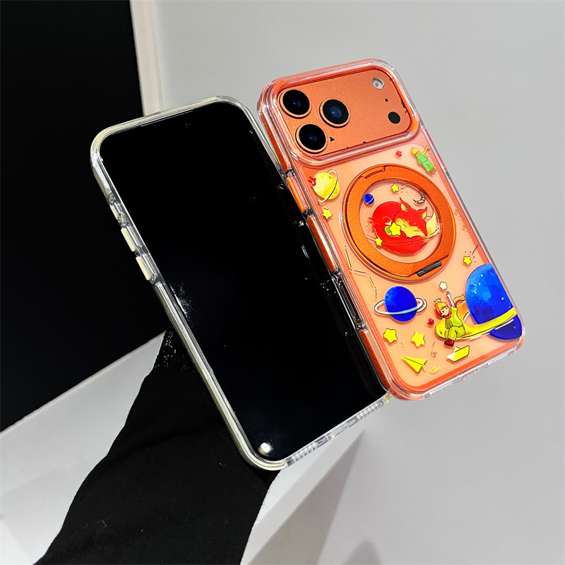 Sødt anime prins ræv telefoncover til iphone 17 16 pro max_voghion.com