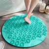 Round non-slip quick dry carpet PVC, massager, new collection