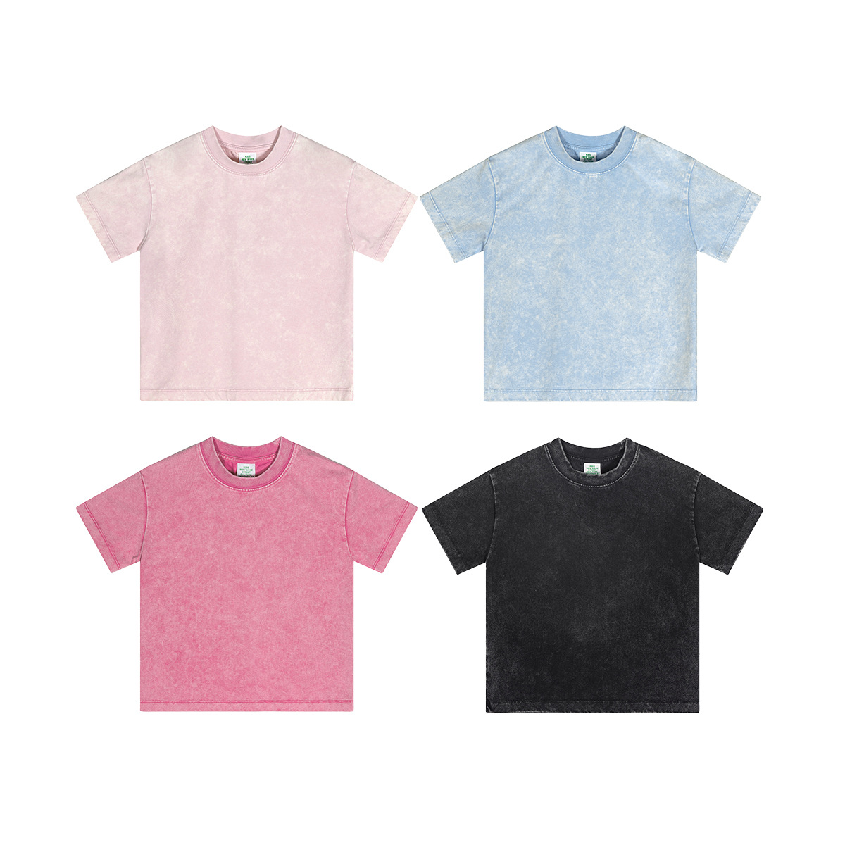 BE ropa para niños 2025 primavera nueva marca de moda ropa para niños medianos y grandes ropa para niños de manga corta transfronteriza camisetas para niños lavadas y desgastadas image 6