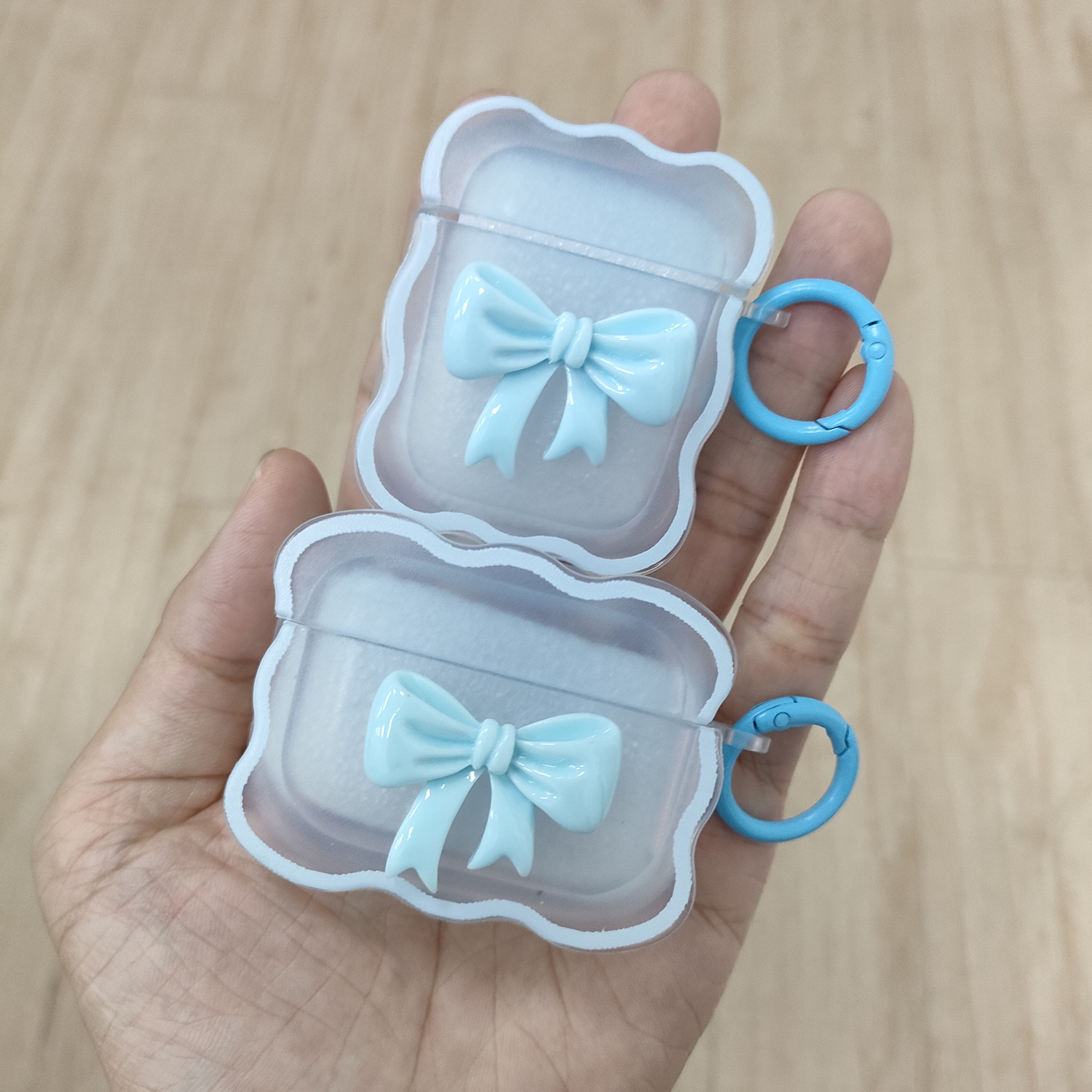 Aplicable para Apple Bluetooth auriculares cubierta de la niña halo tiño arco Airpods4 cubierta de protección de la onda auriculares caso pro3 image 11