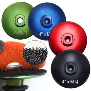 4 inch marble water grinding plate angle grinder suction cup diamond polishing plate adhesive plate color aluminum joint aluminum back plate belt