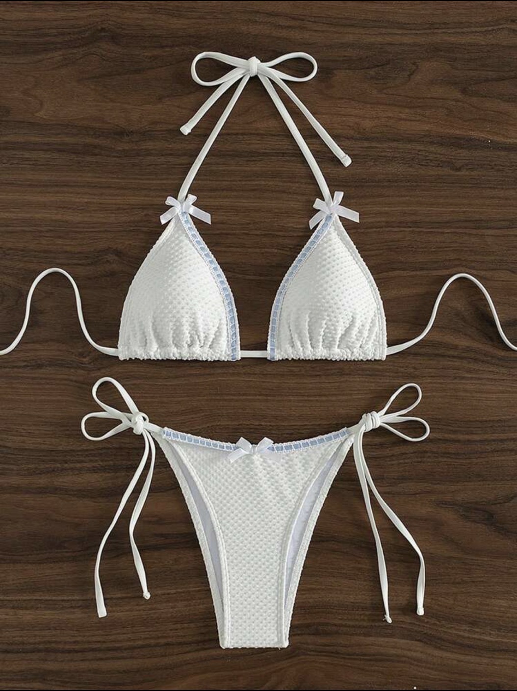 Elegantes Damen Bikini Set Mit Triangel Oberteil Für Den Strand_voghion.com