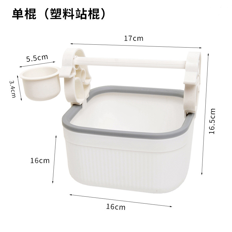 鹦鹉桌面站架拉屎桶厕所定点排便站杆架训练手养落地站台|undefined