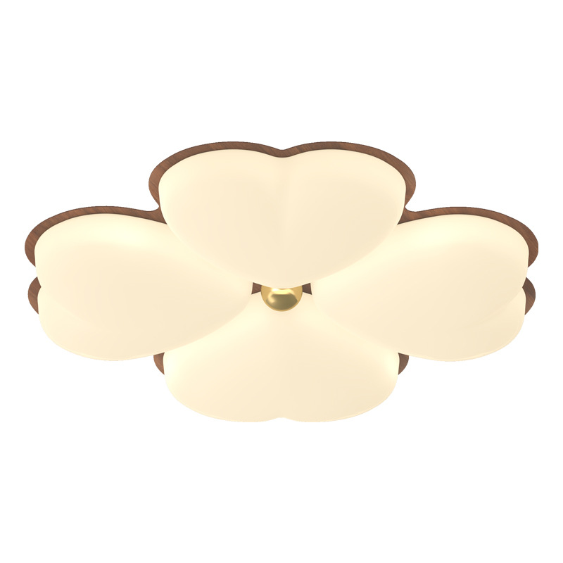 Luz de techo del dormitorio medieval crema de viento retro 2026 nueva flor princesa habitación de niños estudio luz de techo 453L