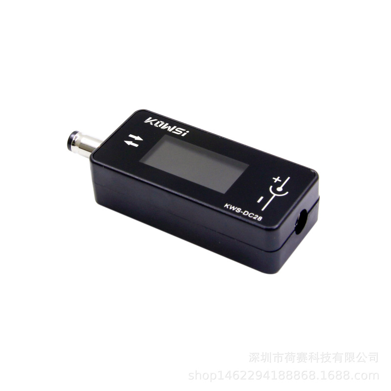 KWS-DC28 充電検出器は 12A 高電流 DC5525 インターフェイス電圧計パワーメーターをサポート|undefined