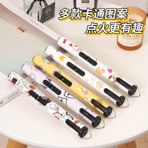 Kitchen stove for cooking tea, gas stove, aromatherapy, direct windproof, blue flame spray gun, rechargeable lighter, outlet ignition gun