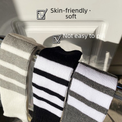 24 Children Spring Summer Thin New Model Double Waist Japanese Long Stockings Korean Version INS Trend Socks School Style Wholesale