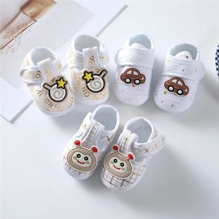 0-12Month Baby Girl Boy Shoes First Walkers Cotton Soft Newb