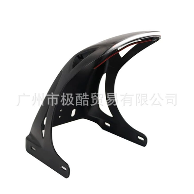 Fork Illuminated Motorcycle Electric – Motorcycle Fender - matte-black-white-light