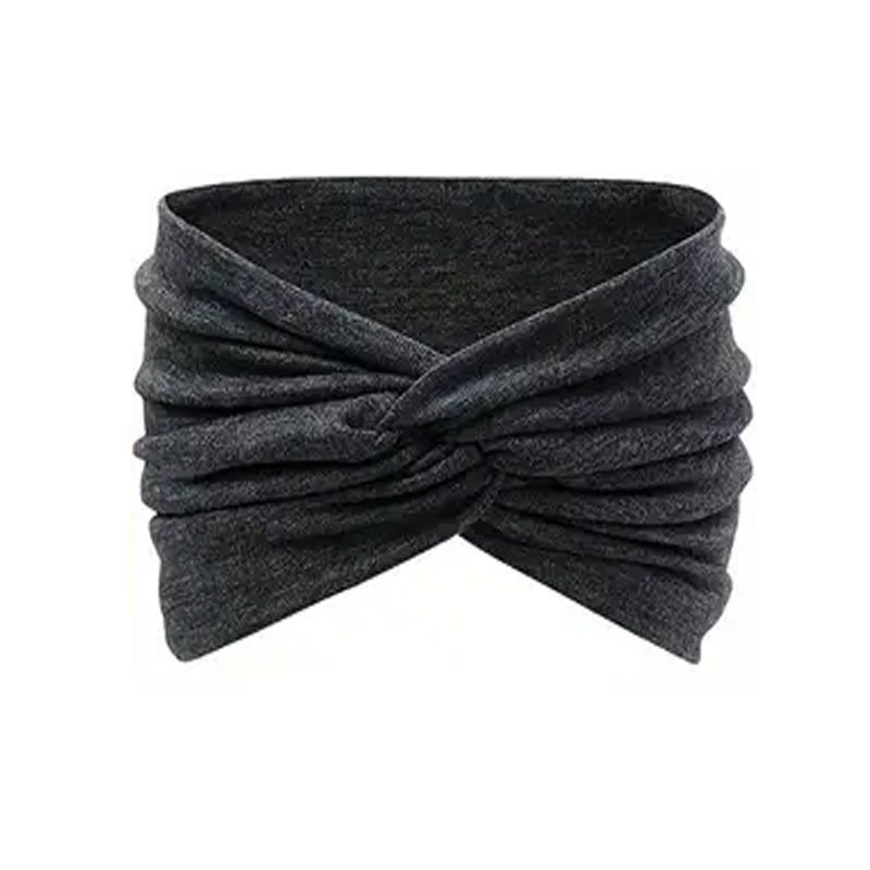 Bohemia Europa y América correa de cabello deportiva damas ancho yoga elástico correa de cabello correa de cabello deportiva toques de cabello