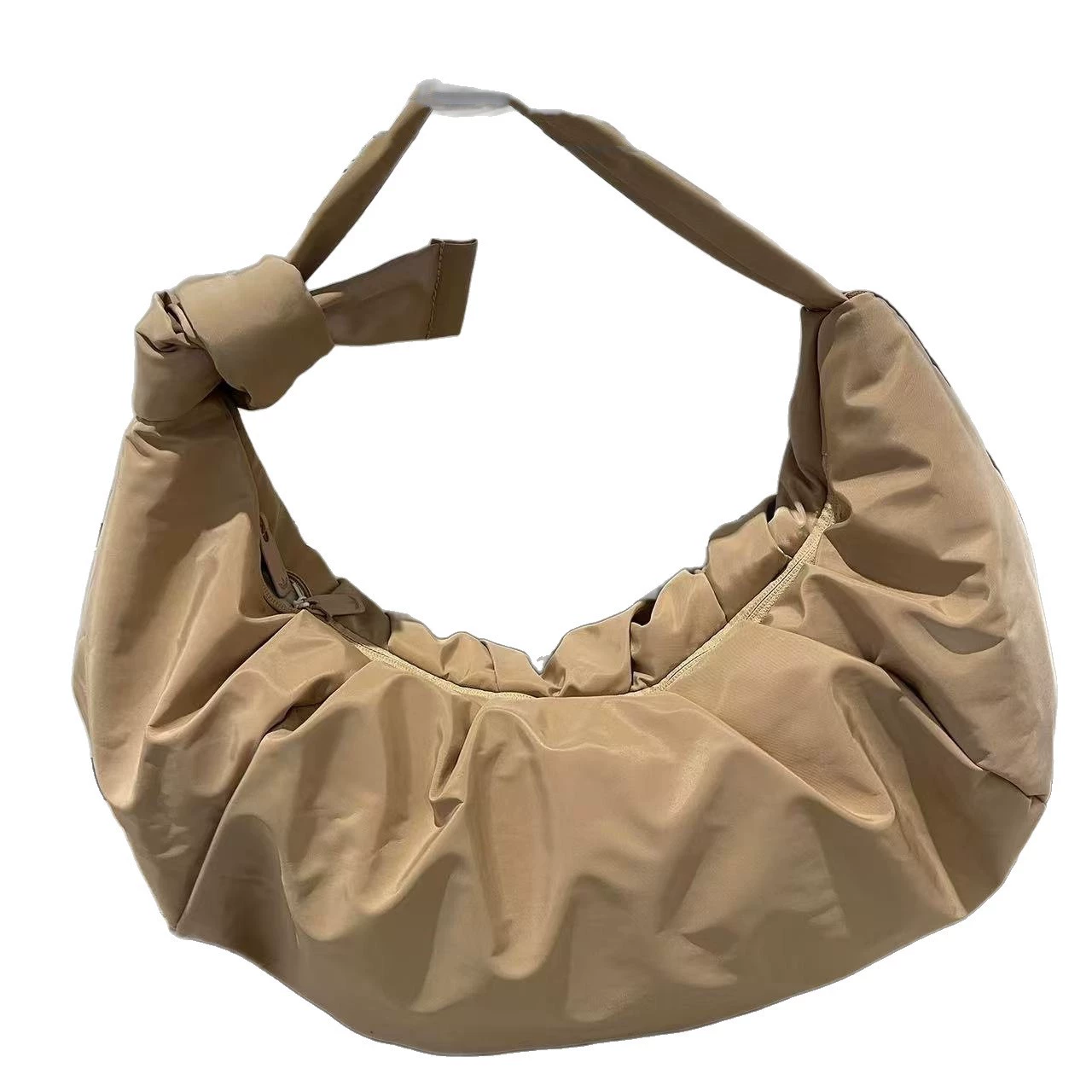 Clover Brown 2025 New Cloud Croissant Pleated Dumpling Bag Sports Shoulder Crossbody Underarm Croissant